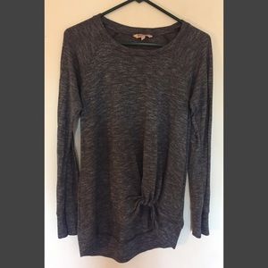 Grey Juicy Couture Twist Hem Sweater